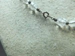 lucite necklace 22 clasp